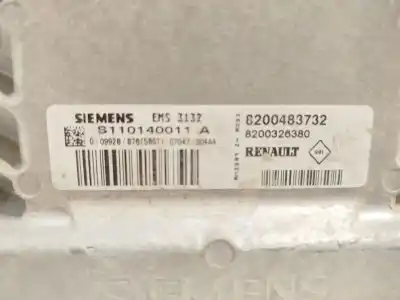 Second-hand car spare part ecu engine control for dacia logan (ls_) 1.6 (lsob, lsod, lsof, lsoh) oem iam references 8200483732 s110140011a 8200326380