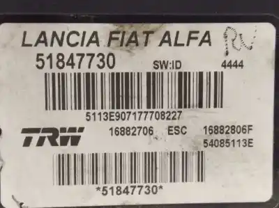 Автозапчастина б/у абс для lancia delta (181) argento посилання на oem iam 51847730 16882706 54085113e