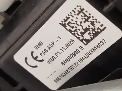 Second-hand car spare part airbag kit for renault captur ii (hf_) tce 90 (hfm6) oem iam references 681001063r 985706550r 985153461r