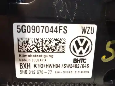 Автозапчасти б/у климат-контроль за volkswagen t-roc (a11, d11) 2.0 tdi ссылки oem iam 5g0907044fs 5hb012670 5g0907044fswzu
