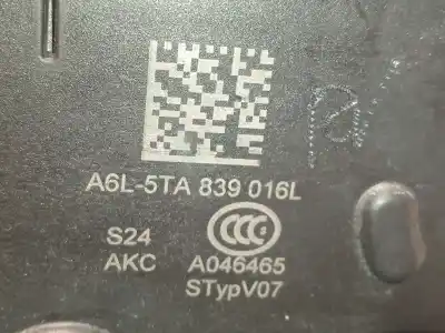 Автозапчастина б/у замок заднього правого дверя для volkswagen t-roc (a11, d11) 2.0 tdi посилання на oem iam 5ta839016l  