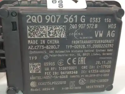 Автозапчастина б/у електронний модуль для volkswagen t-roc (a11, d11) 2.0 tdi посилання на oem iam 2q0907561g a2c7738280 2q0907572b