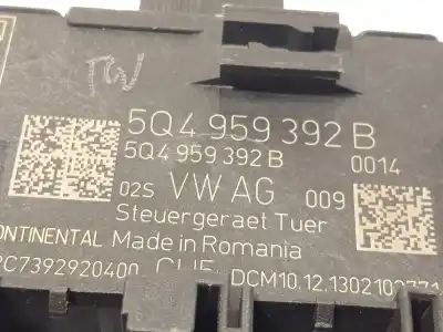 Автозапчастина б/у модуль комфорт для skoda octavia iii (5e3, nl3, nr3) 1.6 tdi посилання на oem iam 5q4959392b  5q4959392bz00