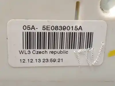 Автозапчастина б/у замок дверей заднього лівого для skoda octavia iii (5e3, nl3, nr3) 1.6 tdi посилання на oem iam 5e0839015a  