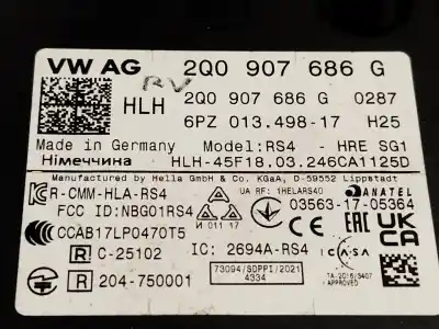 Автозапчастина б/у електронний модуль для cupra leon (kl1) 1.5 etsi посилання на oem iam 2q0907686g  