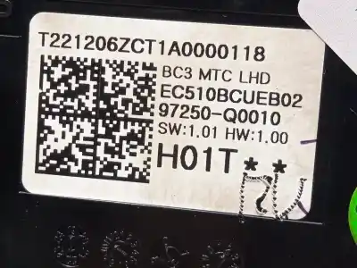 Автозапчасти б/у отопление / кондиционирование воздуха за hyundai i20 iii (bc3, bi3) 1.2 ссылки oem iam 97250q0010  97250q0010tt6
