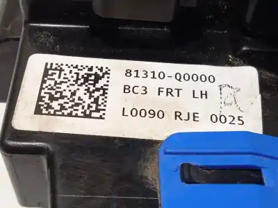 Автозапчастина б/у замок передніх дверей лівий для hyundai i20 iii (bc3, bi3) 1.2 посилання на oem iam 81310q0000  