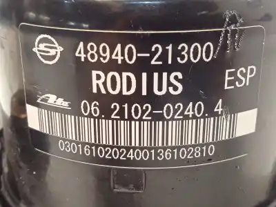 Second-hand car spare part abs for ssangyong rodius i 2.7 xdi 4wd oem iam references 4894021300 06210202404 06210908523