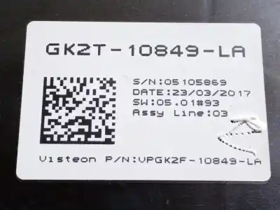 Second-hand car spare part dashboard for ford tourneo custom v362 autobús (f3) 2.0 ecoblue oem iam references gk2t10849la gk2t14c026da 2422688