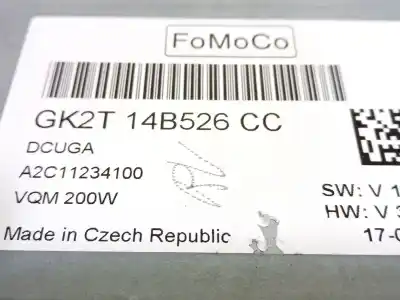 Автозапчастина б/у електронний модуль для ford tourneo custom v362 autobús (f3) 2.0 ecoblue посилання на oem iam gk2t14b526cc a2c11234100 2255325