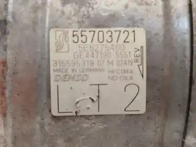 Pezzo di ricambio per auto di seconda mano compressore aria condizionata per opel corsa d (s07) 1.3 cdti (l08, l68) riferimenti oem iam 55703721 447190551 315595319