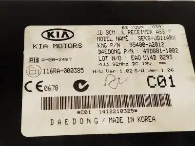 Tweedehands auto-onderdeel elektronische module voor kia pro cee´d (jd) 1.4 crdi 90 oem iam-referenties 95400a2012  