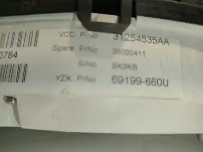 Автозапчастина б/у панель інструментів для volvo xc70 ii (136) d5 awd посилання на oem iam 31254535aa  