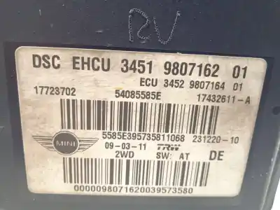 Автозапчасти б/у абс за mini mini (r56) one d ссылки oem iam 34519807162 17723702 54085585e
