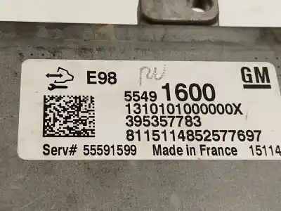 Second-hand car spare part ecu engine control for opel mokka / mokka x (j13) 1.6 cdti (_76) oem iam references 55591599  55491600