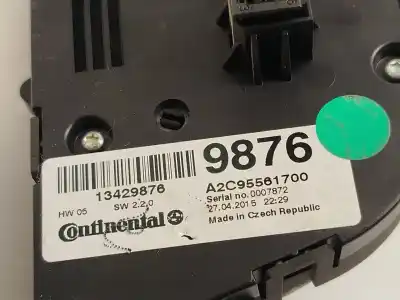 Second-hand car spare part climate control for opel mokka / mokka x (j13) 1.6 cdti (_76) oem iam references 13429876  