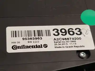 Pezzo di ricambio per auto di seconda mano comando multifunzione per opel mokka / mokka x (j13) 1.6 cdti (_76) riferimenti oem iam 95363963 a2c96674200 42356788