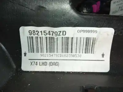 Peça sobressalente para automóvel em segunda mão kit airbag por ds ds 7 crossback (j_) e-tense (j45gqu) referências oem iam 16317288zd 98186251zd 9818569780