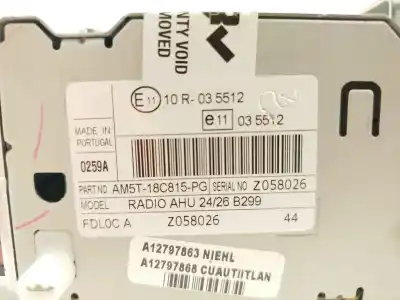Автозапчастина б/у аудіо система / радіо cd для ford fiesta vi (cb1, ccn) 1.6 tdci посилання на oem iam am5t18c815pg  2024533