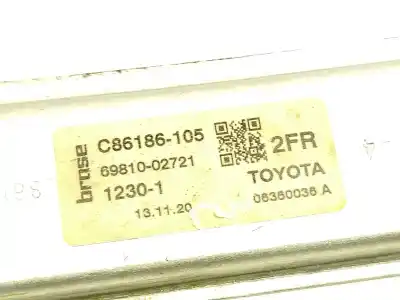 Автозапчастина б/у регулятор переднього правого скла для toyota corolla fastback (_e21_) 1.8 hybrid (zwe211) посилання на oem iam 6981002721  8570102090