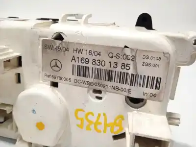 Gebrauchtes Autoersatzteil steuerung der heizung / klimaanlage zum mercedes clase a (w169) a 160 cdi (169.006) oem-iam-referenzen a1698301385  a169830138581