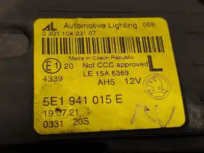Автозапчастина б/у ліва фара для skoda octavia iii combi (5e5, 5e6) 2.0 tdi 4x4 посилання на oem iam 5e1941015e 030110423107 