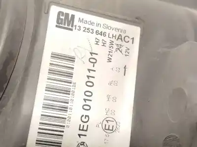 Автозапчастина б/у ліва фара для opel astra j (p10) 1.7 cdti (68) посилання на oem iam 13253646 1eg010011 