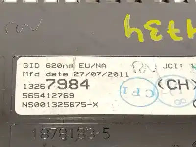 Second-hand car spare part multifunction display for opel astra j (p10) 1.7 cdti (68) oem iam references 13267984  22858076