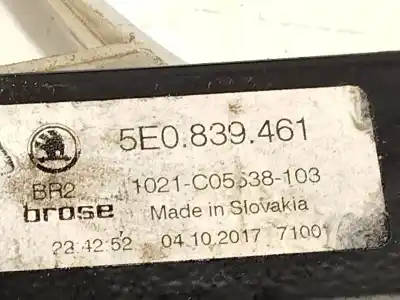 Автозапчастина б/у регулятор склона задній лівий для skoda octavia iii combi (5e5, 5e6) 2.0 tdi 4x4 посилання на oem iam 5e0839461  