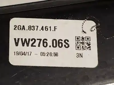 Автозапчастина б/у регулятор вікна передній лівий для volkswagen t-roc (a11, d11) 2.0 tdi посилання на oem iam 2ga837461f  5q0959802a