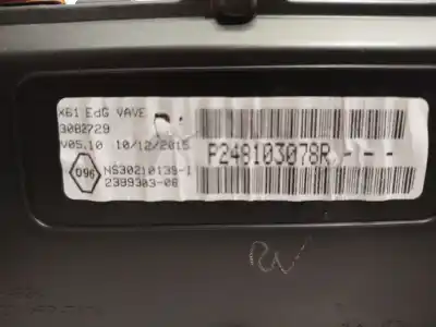 Pezzo di ricambio per auto di seconda mano pannello degli strumenti per renault kangoo express (fw0/1_) 1.5 dci 75 (fw07, fw10, fw04) riferimenti oem iam 248103078r  p248103078r