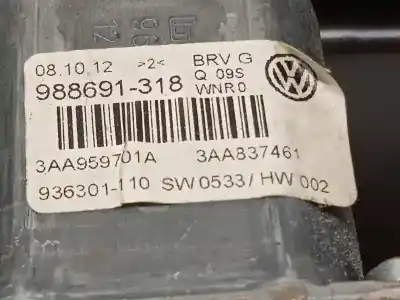 Second-hand car spare part driver left window regulator for volkswagen passat lim. (362) advance bluemotion oem iam references 3aa959701a 3aa837461 