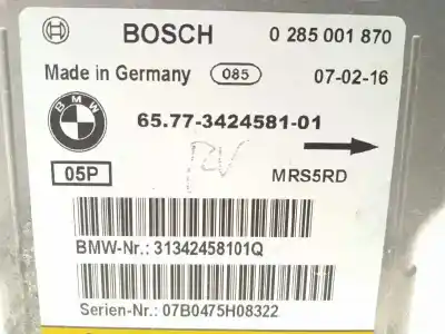 Second-hand car spare part airbag control unit for bmw x3 (e83) 2.0d oem iam references 65773424581 0285001870 