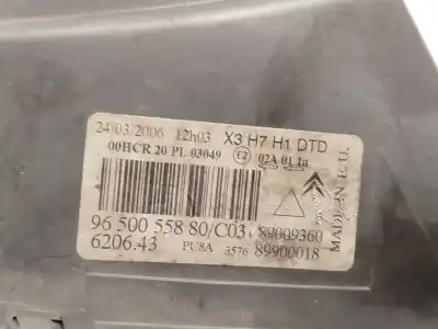 Автозапчасти б/у правая фара за citroen c5 ii (rc_) 1.6 hdi (rc8hzb) ссылки oem iam 9650055880  620643