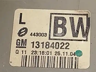 Pezzo di ricambio per auto di seconda mano lampada posteriore sinistra per opel vectra c ranchera familiar (z02) 1.9 cdti (f35) riferimenti oem iam 24469461  13184022