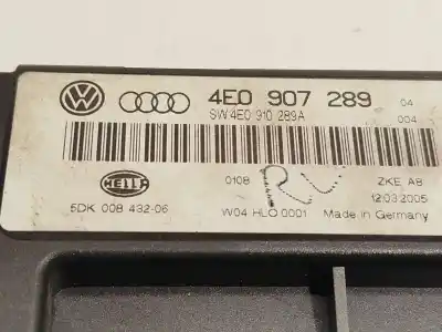 Автозапчасти б/у электронный модуль за audi a8 d3 (4e2, 4e8) 3.0 tdi quattro ссылки oem iam 4e0907289  4e0910289a