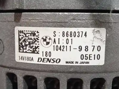 Second-hand car spare part alternator for mini mini (f55) cooper oem iam references 8680374 1042119870 12318680374