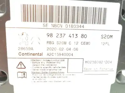 Автозапчастина б/у комплект подушки безпеки для peugeot 208 ii (ub_, up_, uw_, uj_) 1.2 puretech 130 посилання на oem iam 98528898ak 98255207zd 9820860280