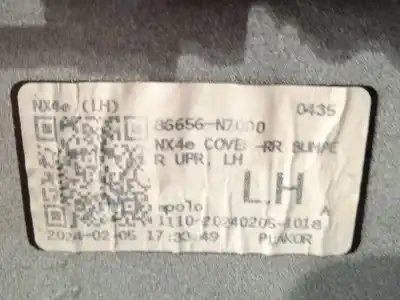 Автозапчастина б/у задній бампер для hyundai tucson (nx4e, nx4a) 1.6 t-gdi посилання на oem iam 86657n7000 86612n9130 86656n7000