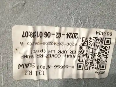 Автозапчастина б/у задній бампер для hyundai tucson (nx4e, nx4a) 1.6 t-gdi посилання на oem iam 86657n7000 86612n9130 86656n7000