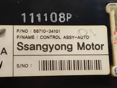 Автозапчастина б/у клімат-контроль для ssangyong korando (ck) 2.0 e-xdi посилання на oem iam 6871034101  
