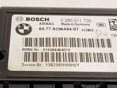 Автозапчастина б/у блок управління подушками безпеки для bmw 4 coupé (f32, f82) 420 d посилання на oem iam 65779296494 0285011730 