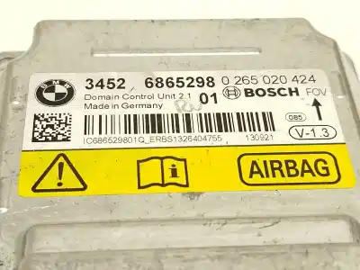 Автозапчастина б/у блок управління подушками безпеки для bmw 4 coupé (f32, f82) 420 d посилання на oem iam 34526865298 0265020424 