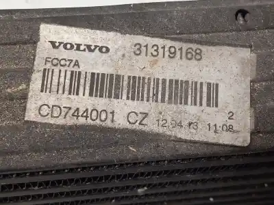 Peça sobressalente para automóvel em segunda mão intercooler por volvo v40 fastback (525) d2 referências oem iam 31319168  