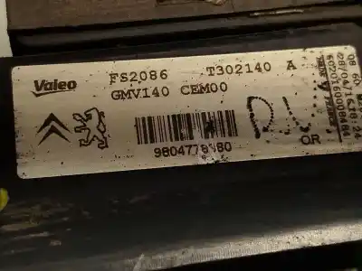 Автозапчасти б/у электрический вентилятор за peugeot 508 sw i (8e_) 2.0 bluehdi 180 ссылки oem iam 9804778380  1253r4