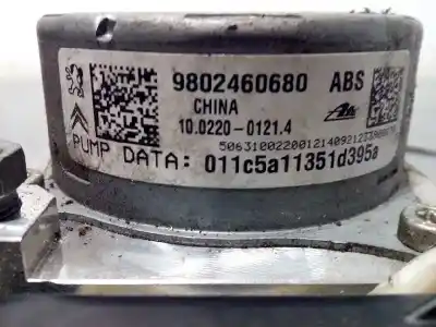 Pièce détachée automobile d'occasion abs (système anti-blocage des roues) pour citroen c3 tonic références oem iam 9802460680 10022001214 