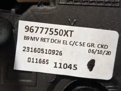 Peça sobressalente para automóvel em segunda mão espelho retrovisor direito por citroen berlingo multispace (b9) 1.6 bluehdi 100 referências oem iam 96777550xt  1679996880