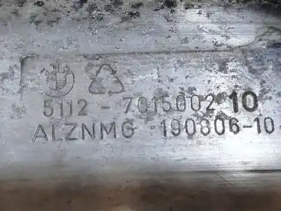 Second-hand car spare part rear bumper reinforcement for bmw 7 (e65, e66, e67) 740 d oem iam references 51127015002  