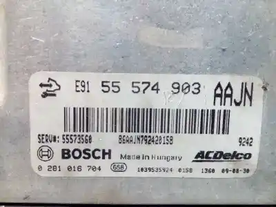 Gebrauchtes Autoersatzteil ecu-motorsteuergerät uce motorsteuergerät zum opel insignia berlina cosmo oem-iam-referenzen 55573560 0281016704 55574903