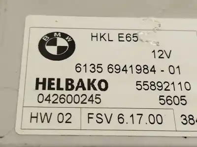 Pezzo di ricambio per auto di seconda mano modulo elettronico per bmw 7 (e65, e66, e67) 740 d riferimenti oem iam 61356941984  